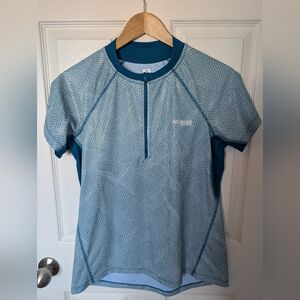 Columbia | F.K.T. II Short Sleeve Shirt, Blue Montrail Omni Freeze, Size L
